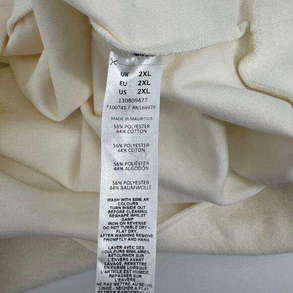 ASOS Design Women's 2XL Ivory Cream Turtleneck Soft Knit Pullover Sweater - Picture 5 of 9